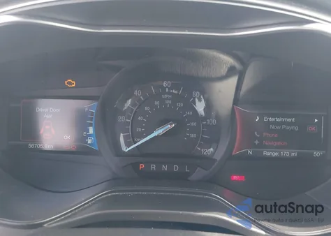 2019 Ford Fusion Hybrid Se из США, поврежденный, VIN 3FA6P0LU1KR271565